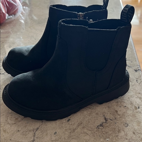 UGG Kids Black Boots - Picture 2 of 11